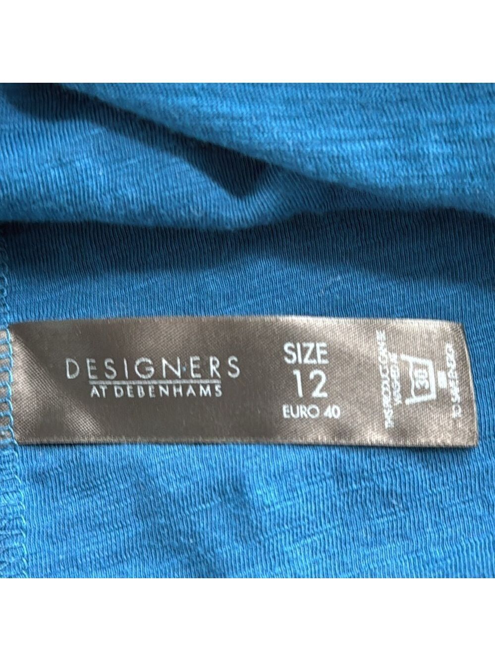 Rocha John Rocha Teal Blouse Size UK 12 - Picture 6 of 15